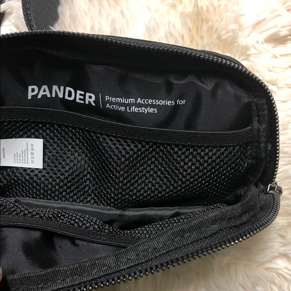 Black Nylon Men's Crossbody Bag - Picture 3 of 12